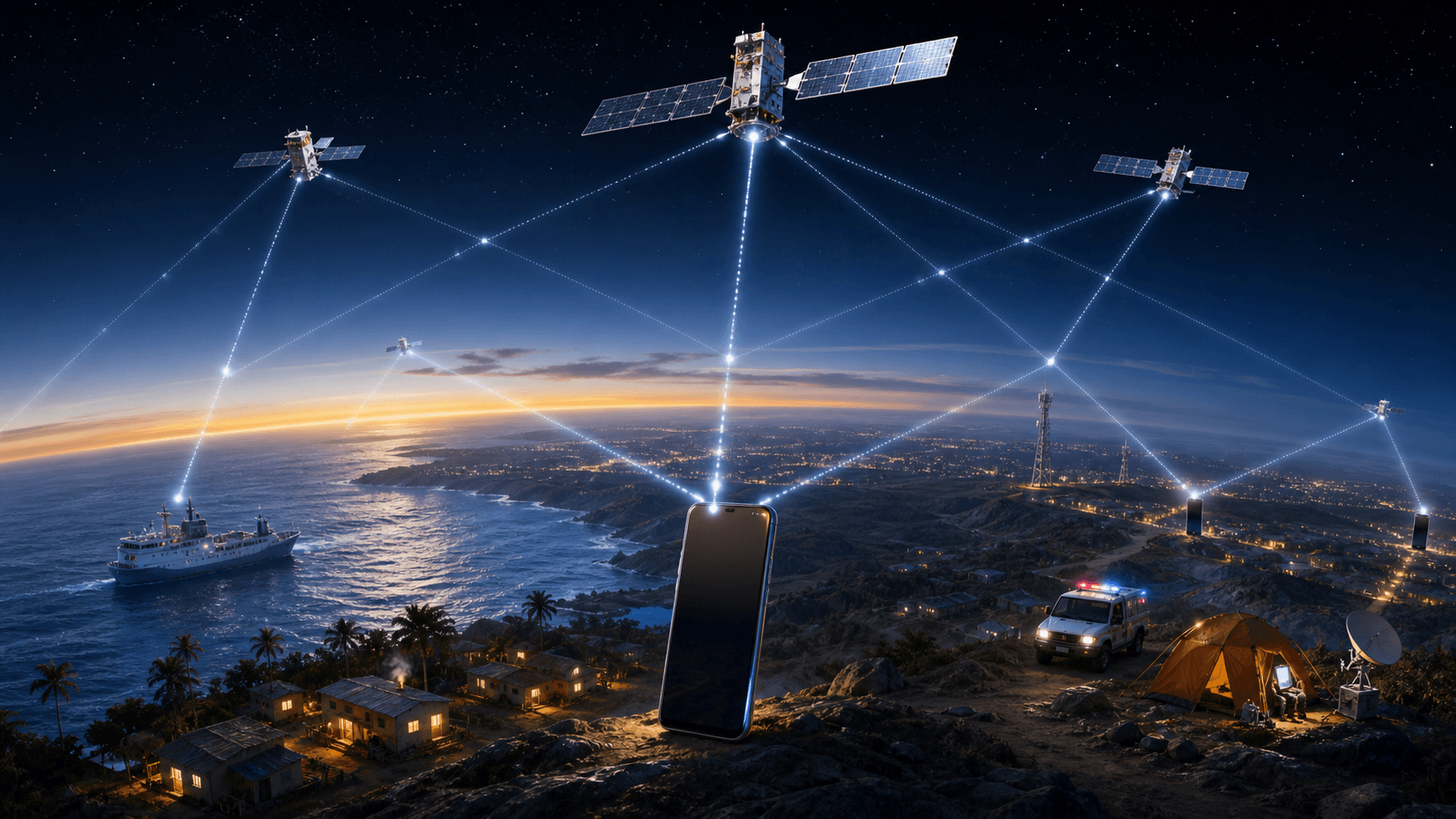 Direct-to-Device-Satelliten machen Abdeckung zur Sicherheitsschicht